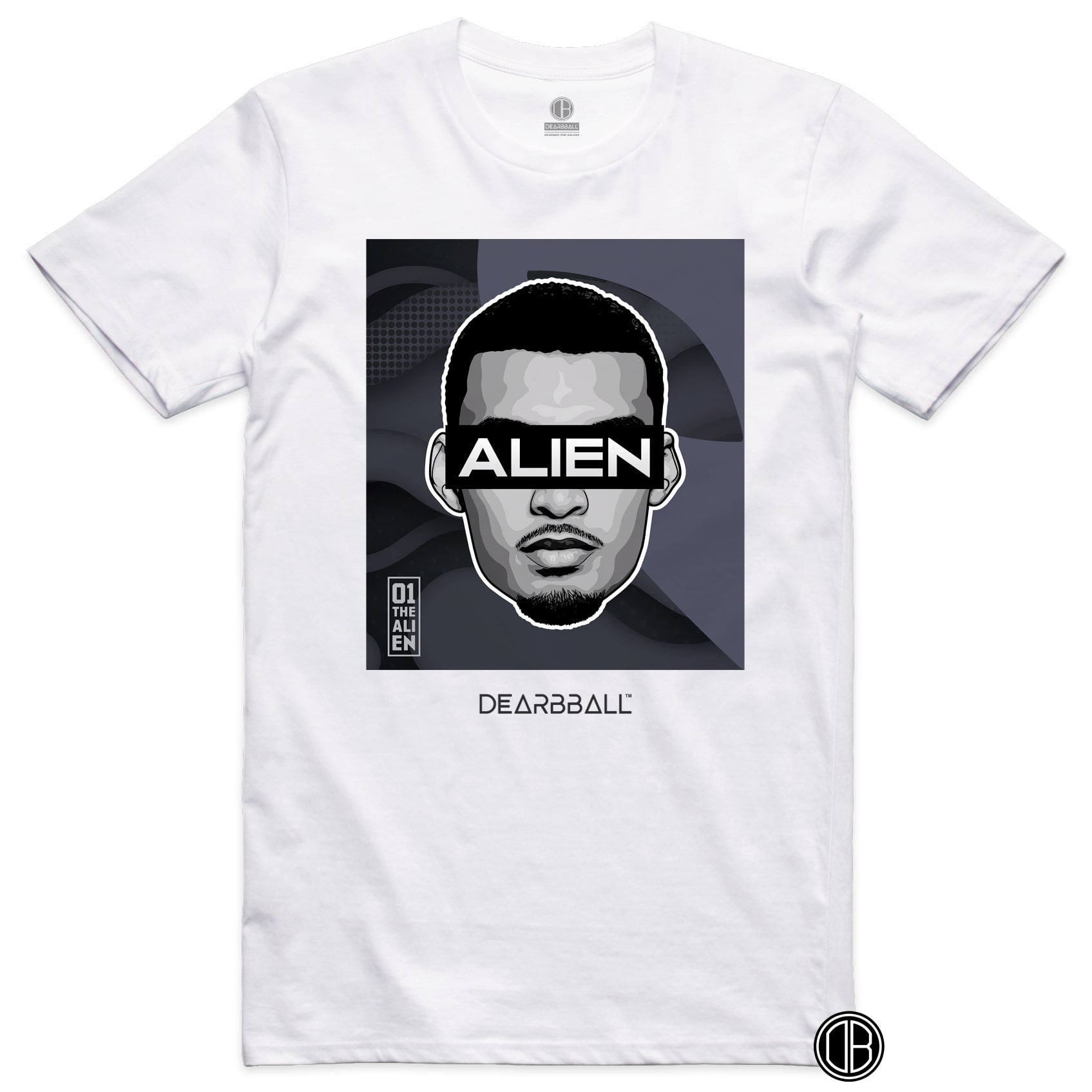 DearBBall T-Shirt - ALIEN Black & Silver Luxury Edition
