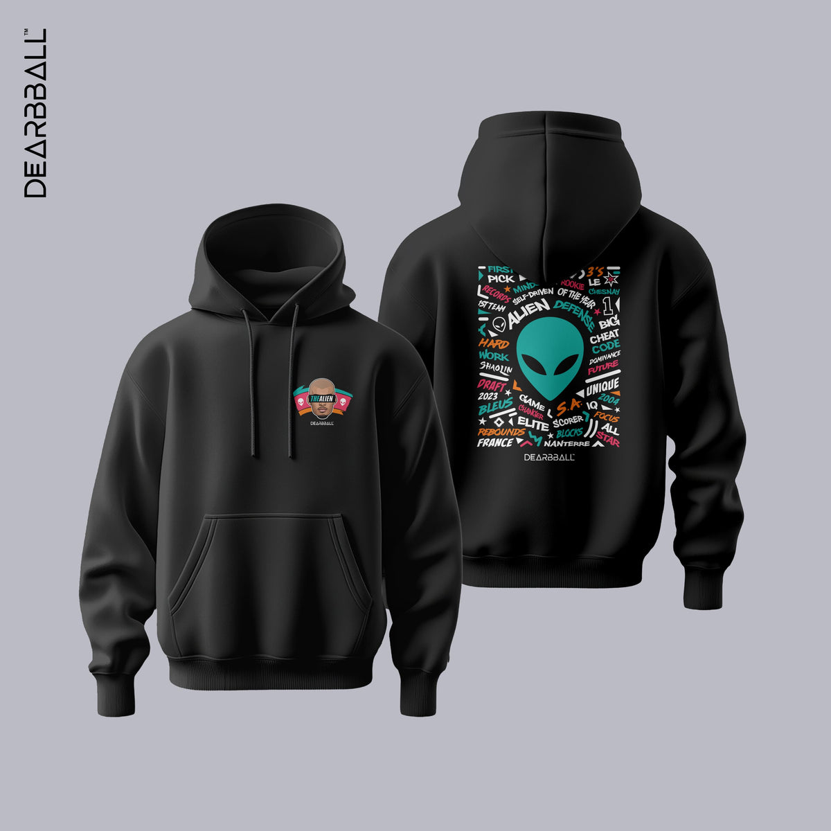 DearBBall Hoodie Premium - TheAlien Fiesta Words Matter Edition