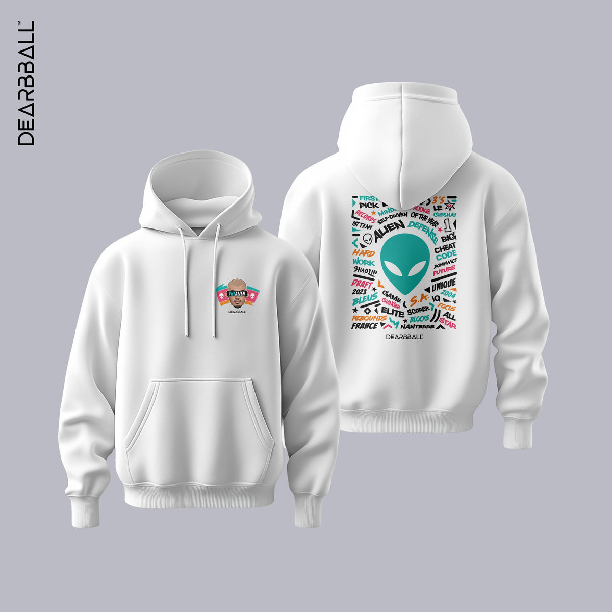 DearBBall Hoodie Premium - TheAlien Fiesta Words Matter Edition