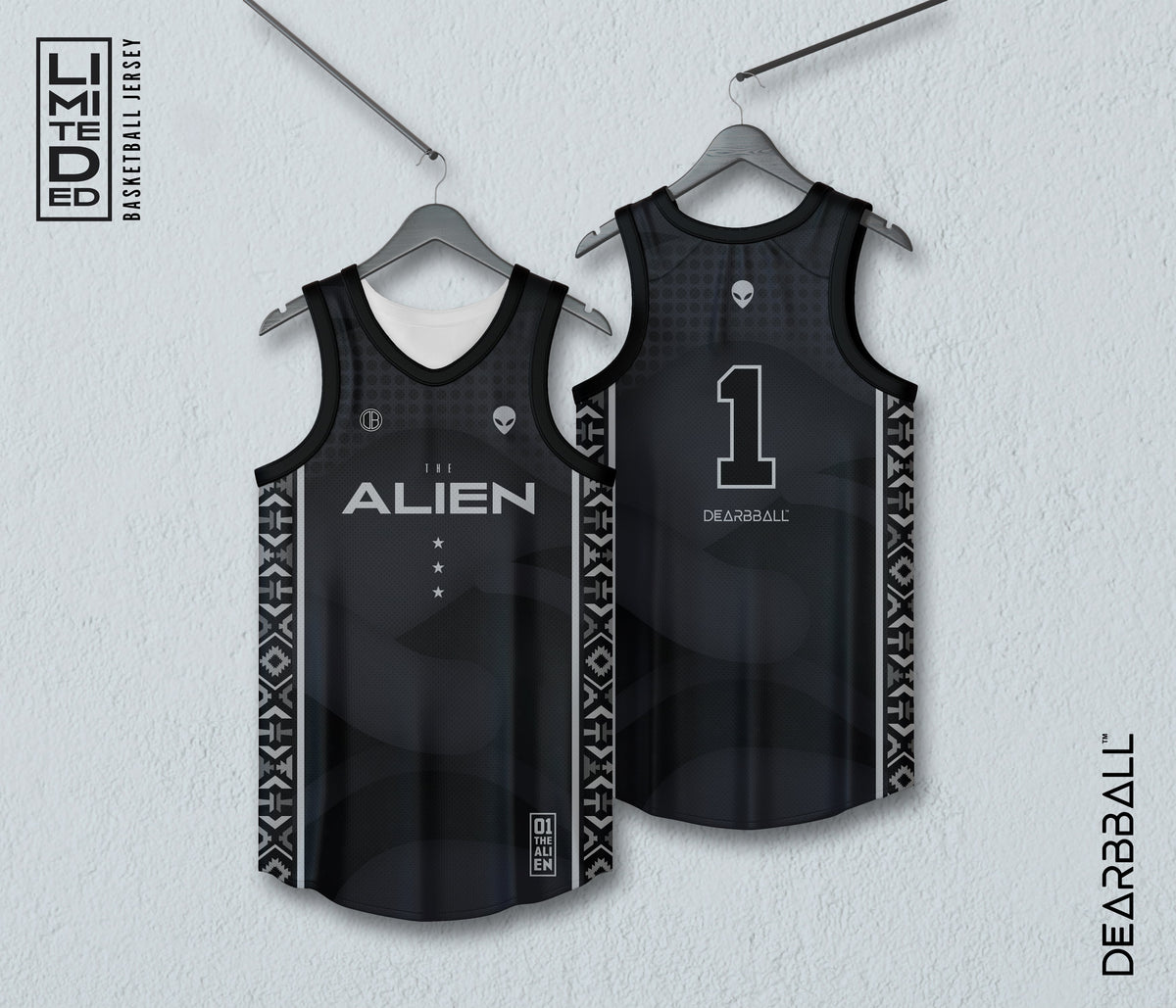 DearBBall Ensemble Maillot Short - AL1EN 1 Silver Edition