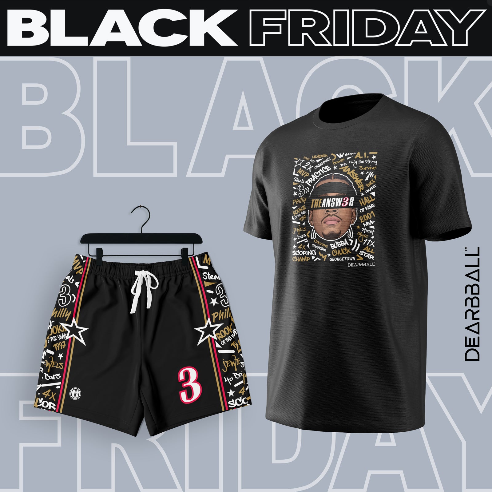 DearBBall Fashion Short - TheANSWER Words Matter Edition