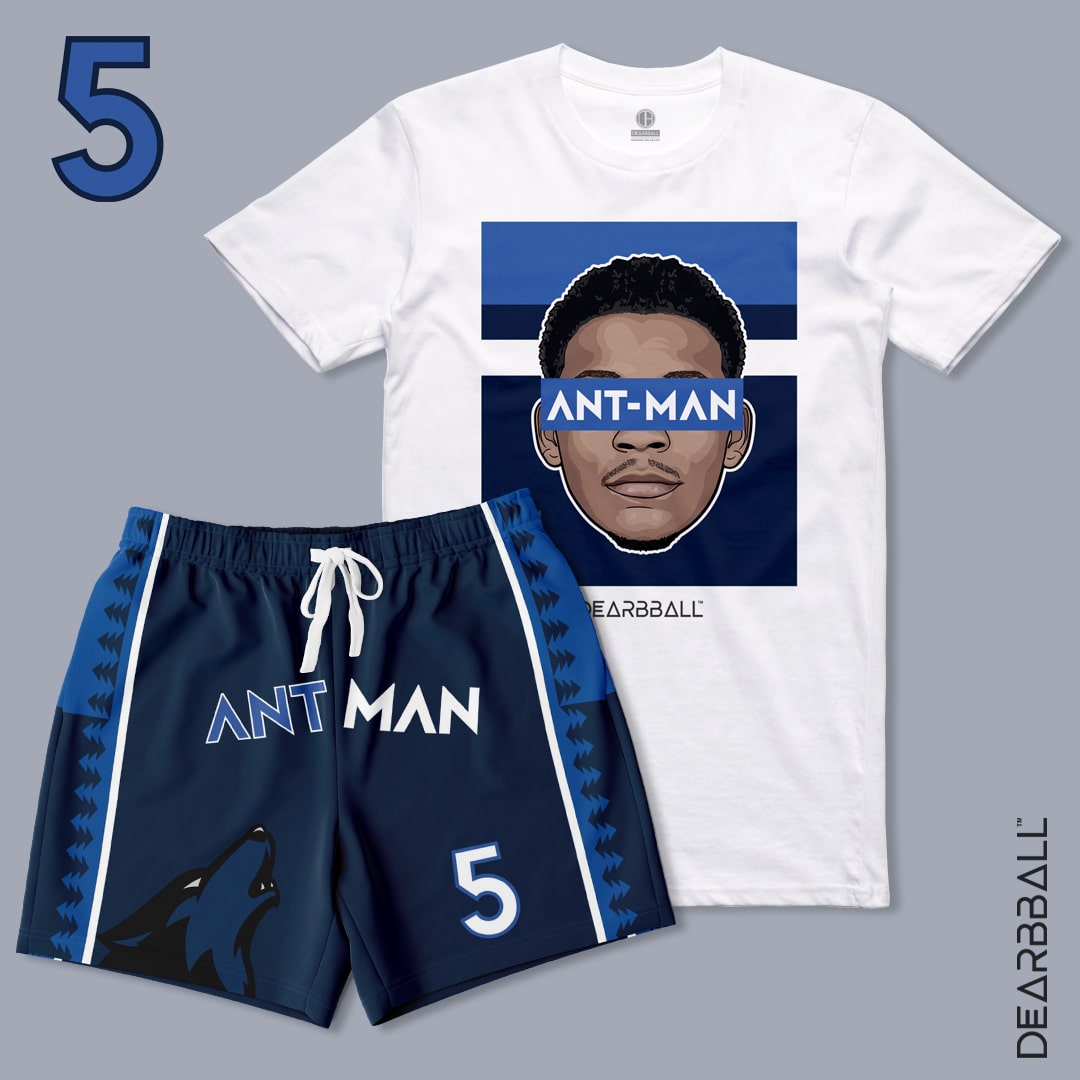 DearBBall Shorts- og T-skjorte-sett - ANT-MAN Franchise Player Edition
