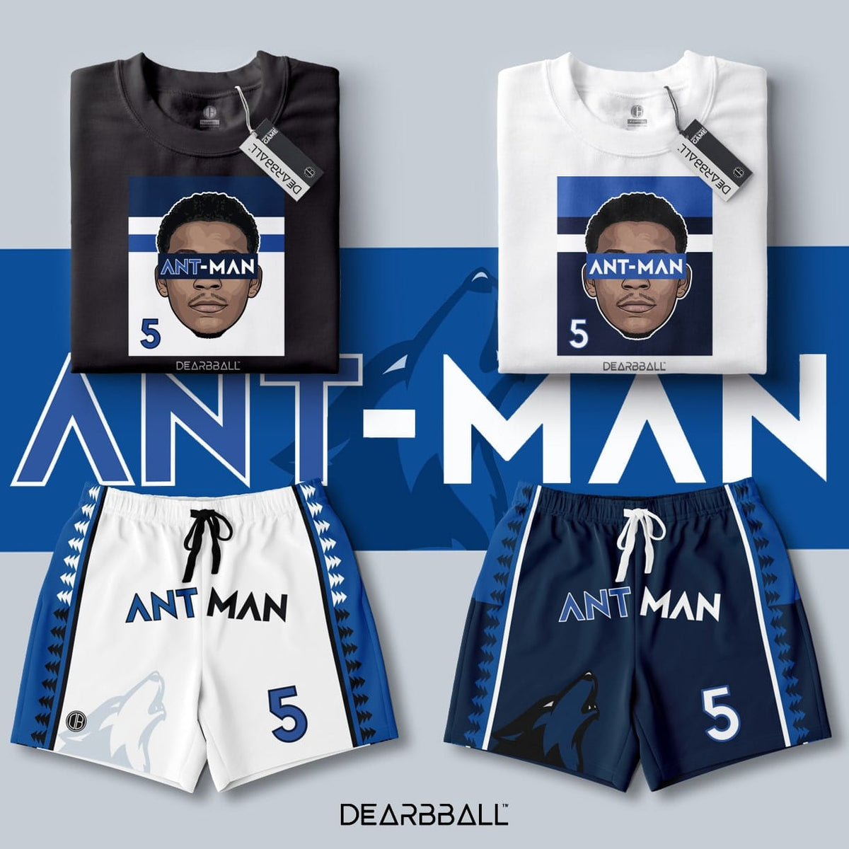 DearBBall Ensemble Short T-Shirt - ANT-MAN Franchise Player Edition
