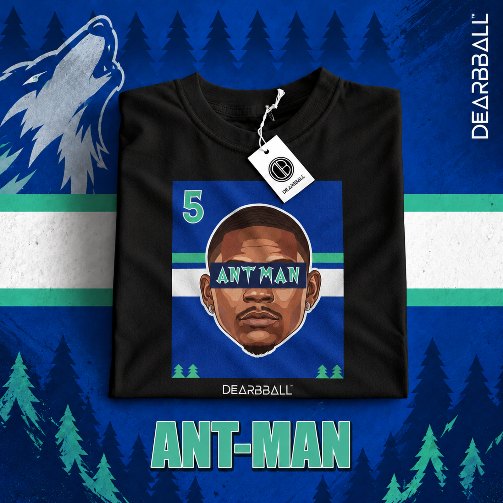 DearBBall T-skjorte - ANT MAN 5 North Star-utgaven