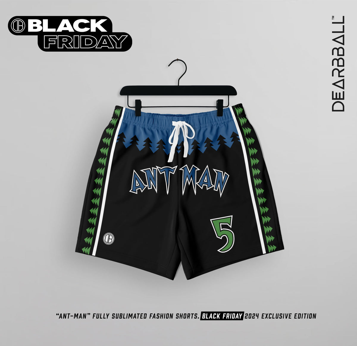 DearBBall Fashion Short - ANT-MAN Throwback Edition Limitée