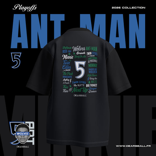 T-shirt Oversize Premium DearBBall - Edizione ANT-MAN Words Matter