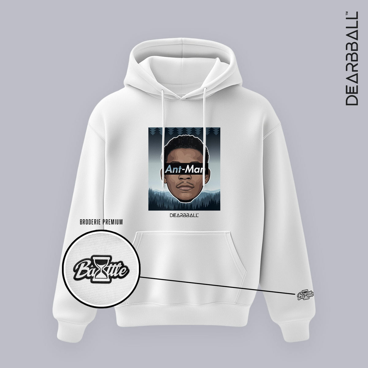 DearBBall Sweat à Capuche - ANT-MAN BOG Premium Edition