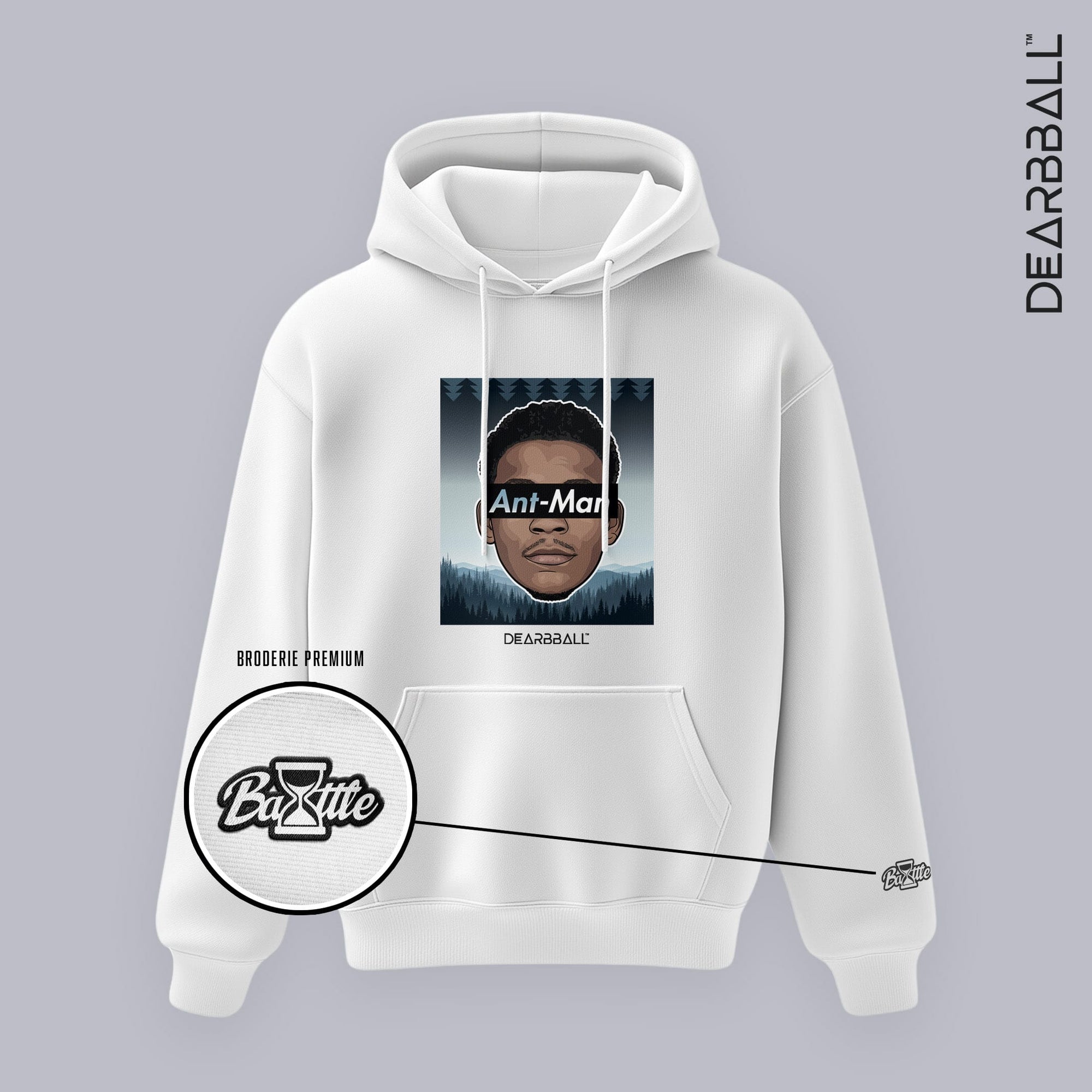 DearBBall Sweat à Capuche - ANT-MAN BOG Premium Edition