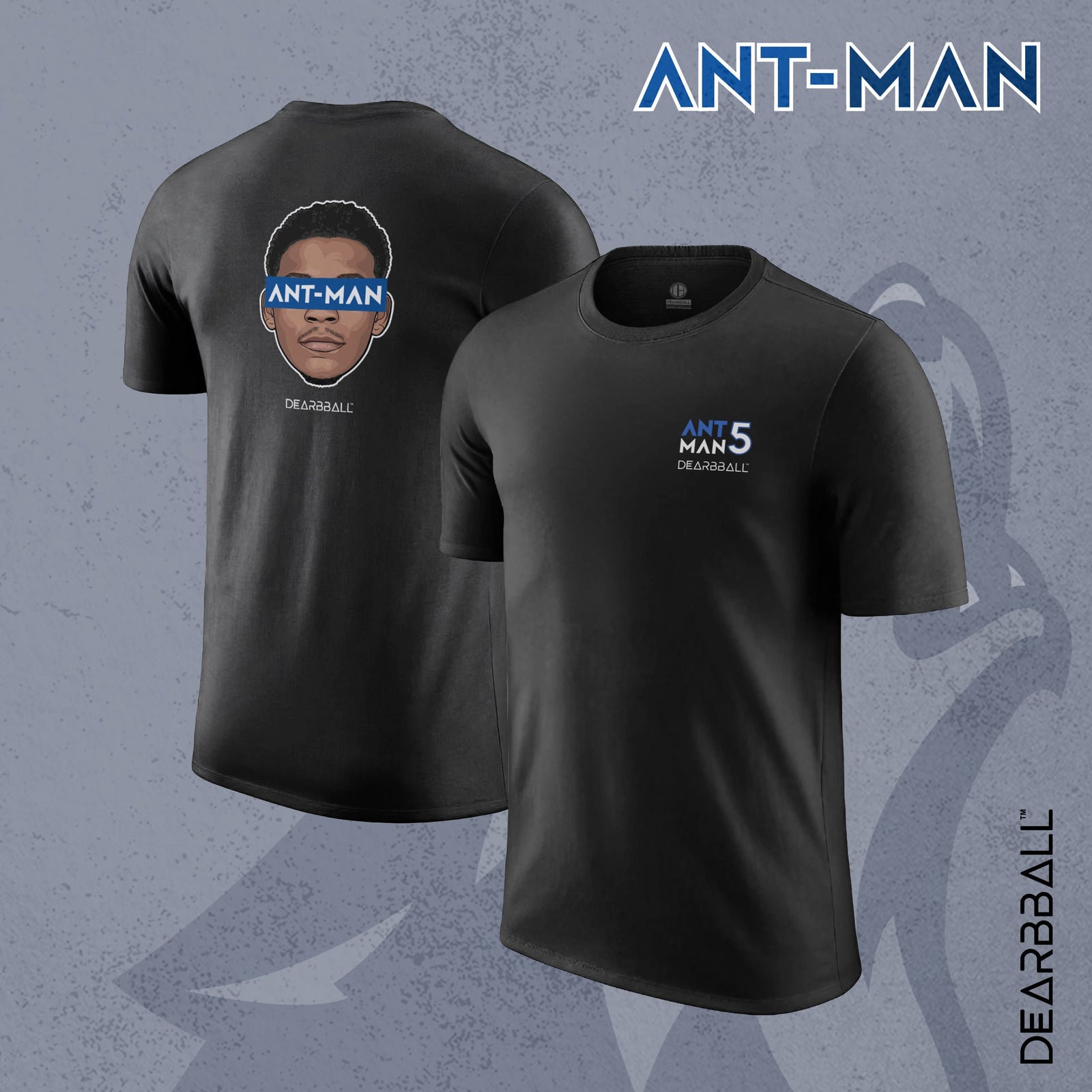 DearBBall Short T-Shirt Set - ANT-MAN Premium White Edition