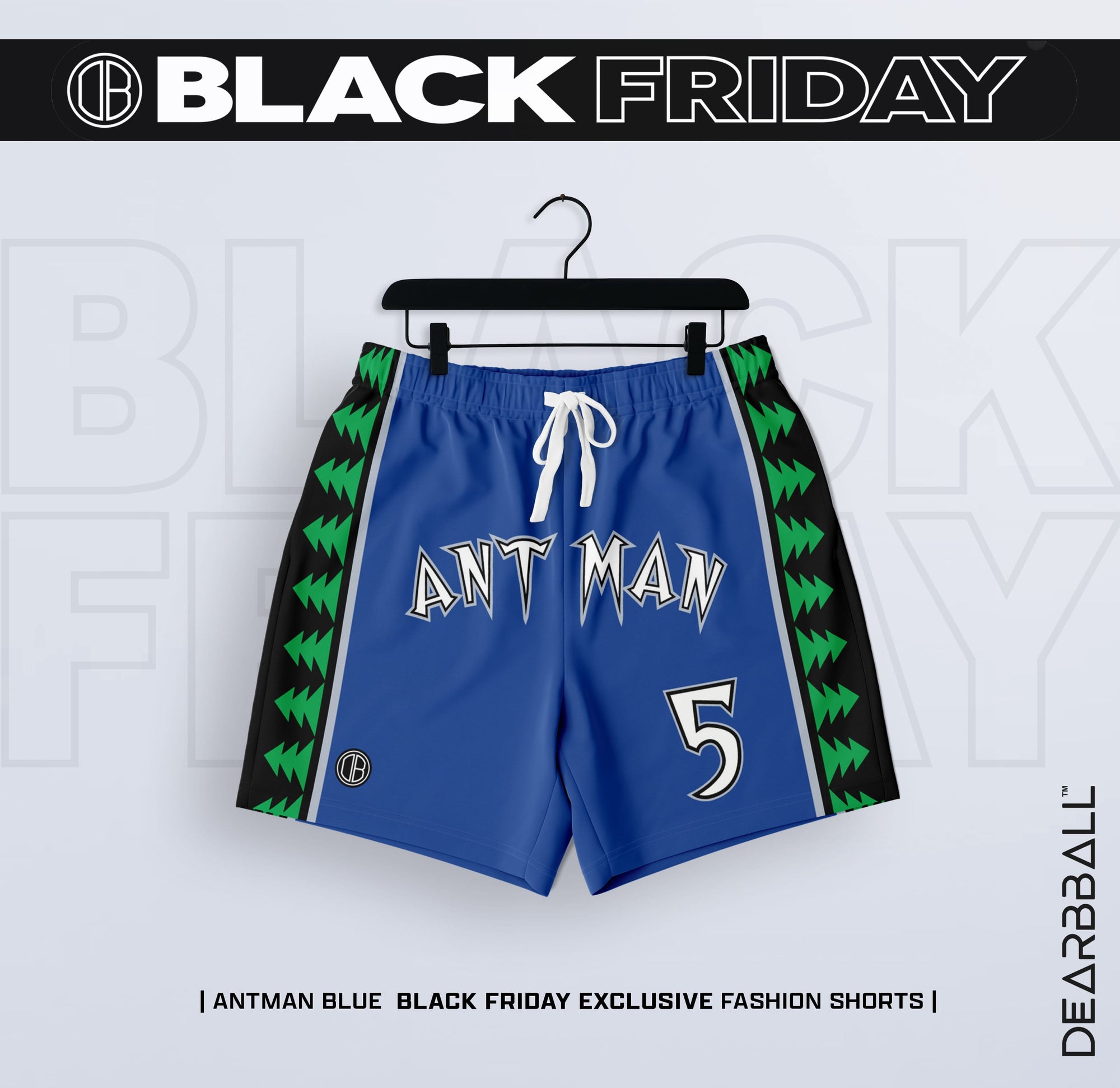 DearBBall Fashion Short - ANT-MAN 5 Numbered Edition