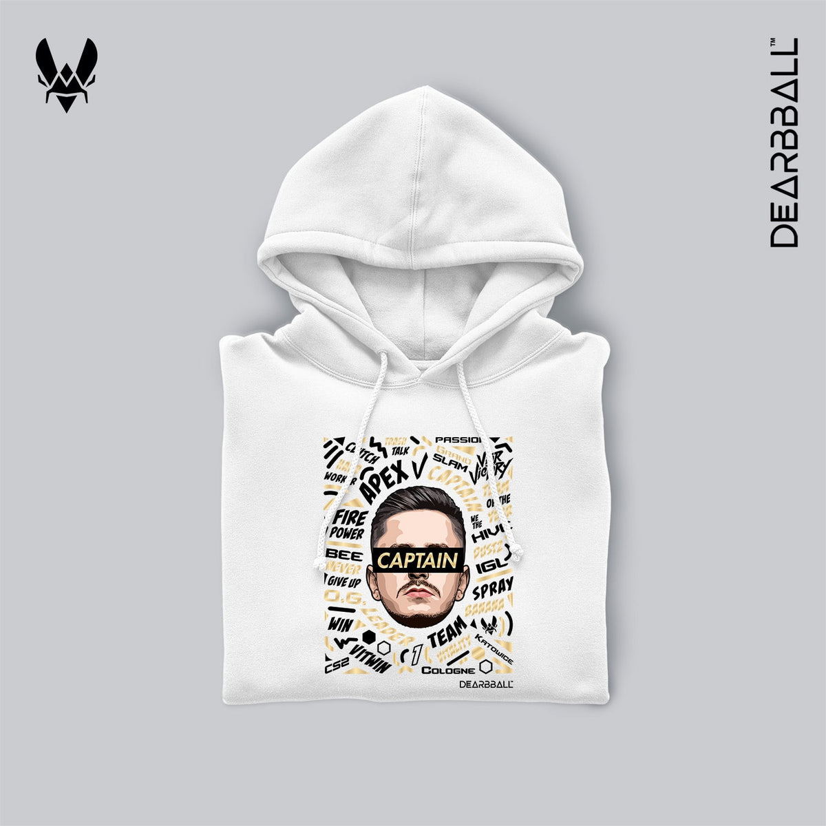 Sweat com Capuz DearBBall - VITALITY APEX CAPTAIN Words Matter