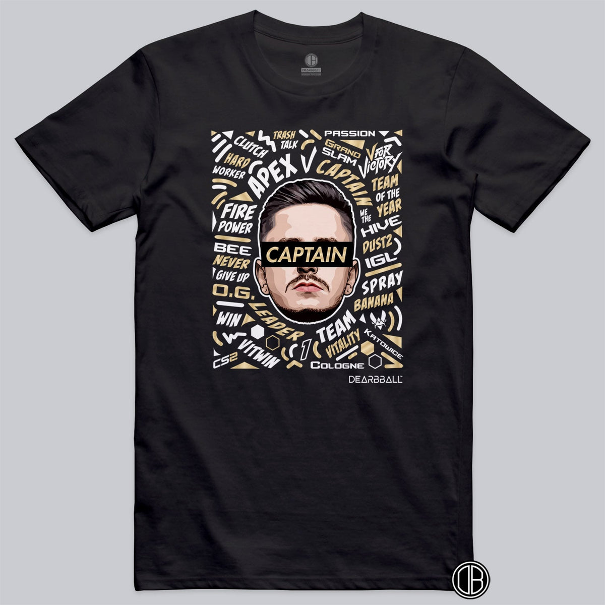 DearBBall T-Shirt - APEX CAPTAIN Words Matter VITALITY