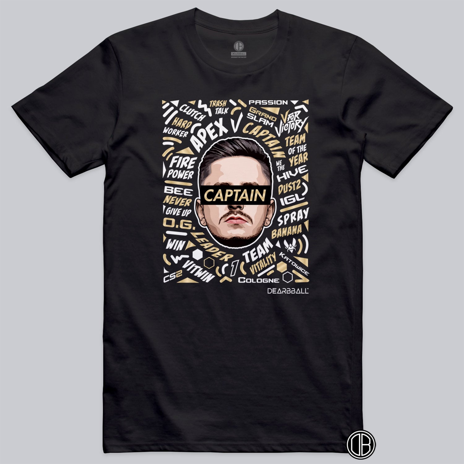 T-Shirt DearBBall - APEX CAPTAIN Words Matter VITALITY