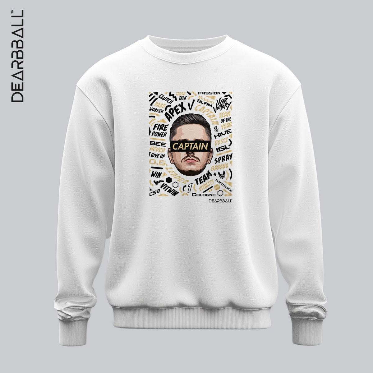 DearBBall Sweatshirt - APEX CAPTAIN Words Matter VITALITY