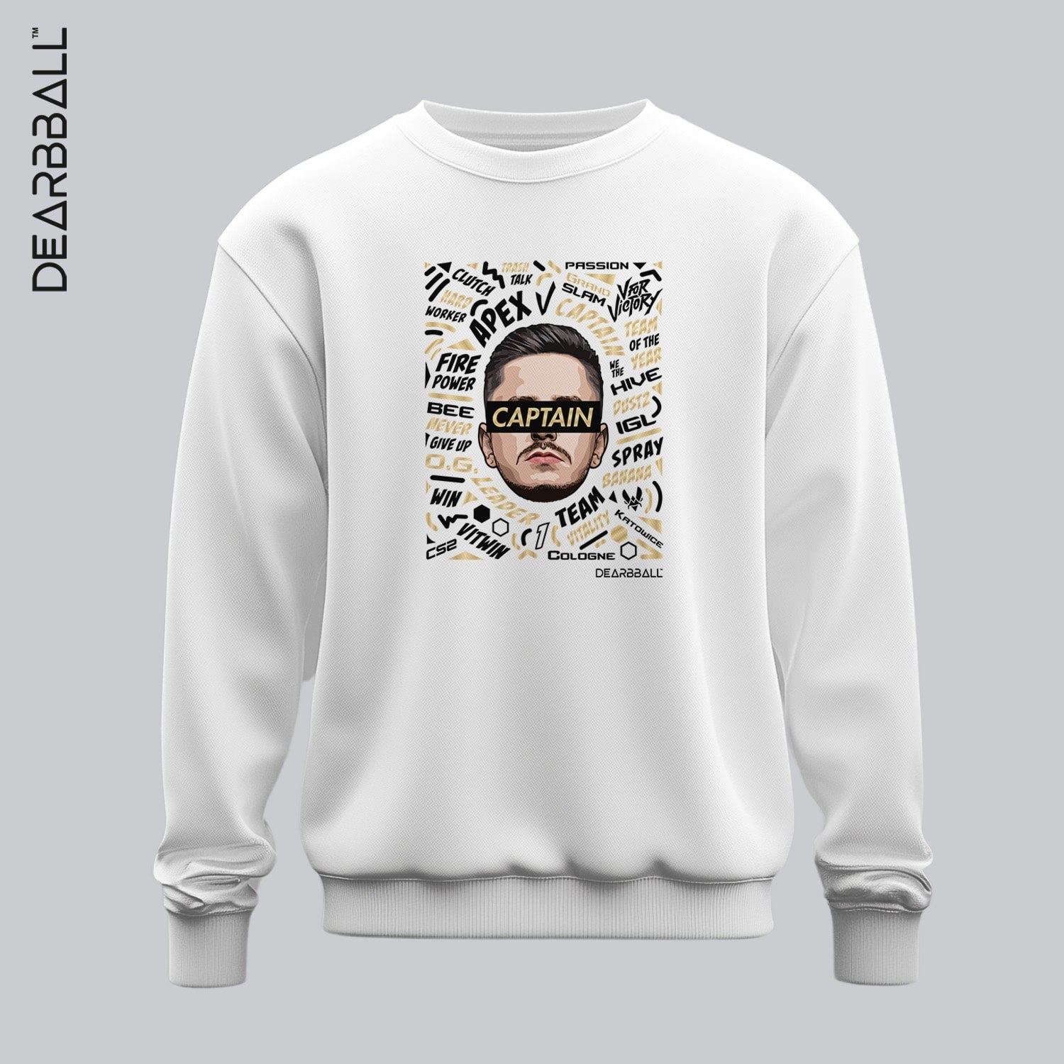 DearBBall Sweatshirt - APEX CAPTAIN Words Matter VITALITY