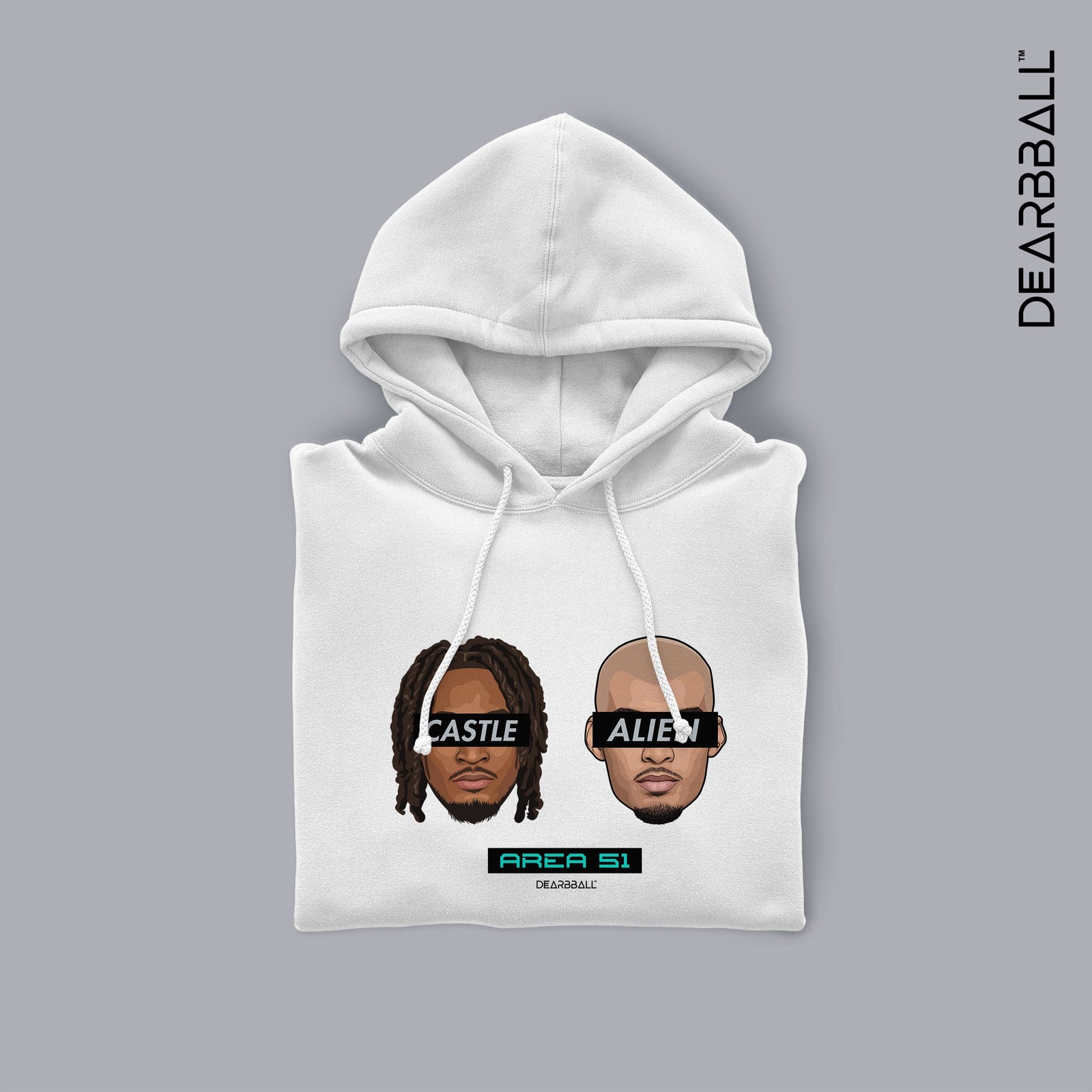 🔒 DearBBall Sweat à Capuche - AREA 51 Alien Edition