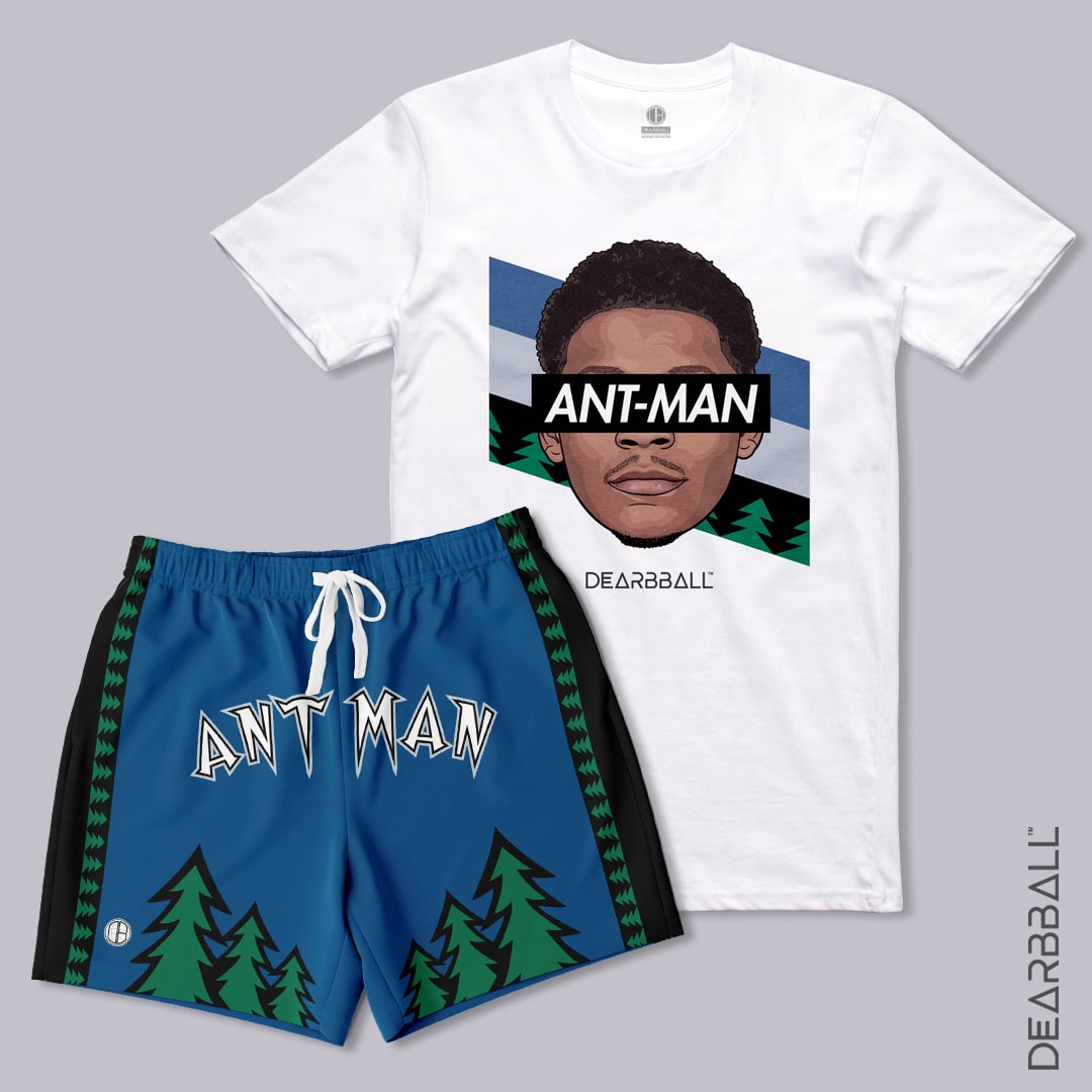 Conjunto DearBBall de T-shirt e Calções - Edição ANT-MAN Throwback