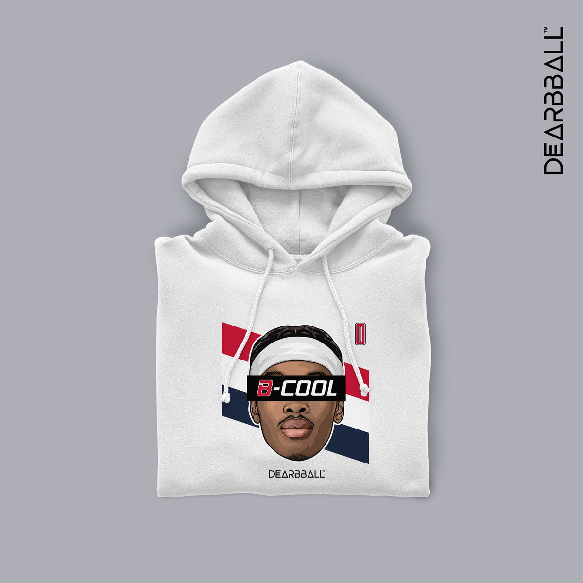 Felpa con Cappuccio DearBBall - Edizione B-COOL WAS Stripes
