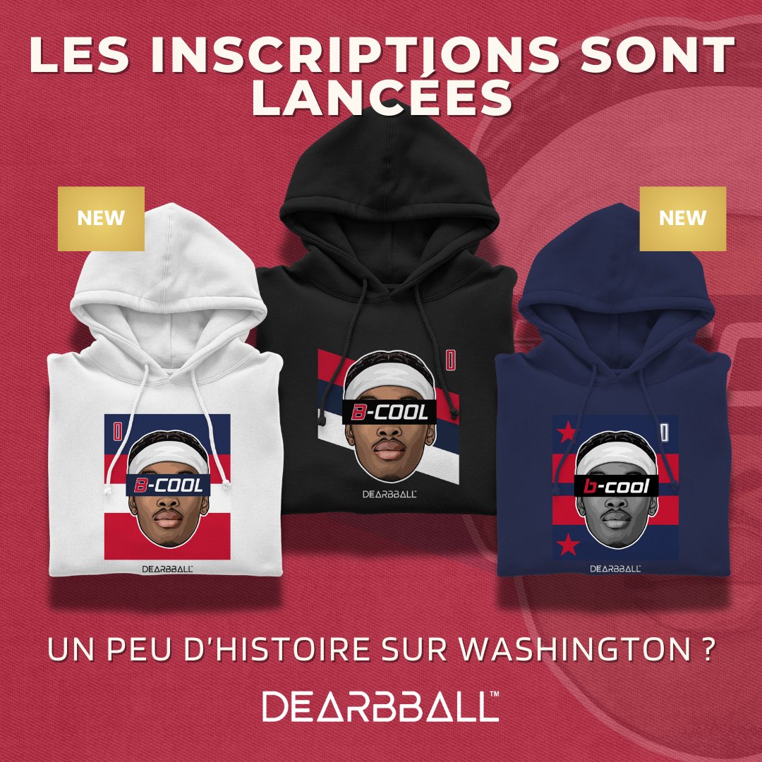 DearBBall Sweat à Capuche - B-COOL WAS Stripes Edition