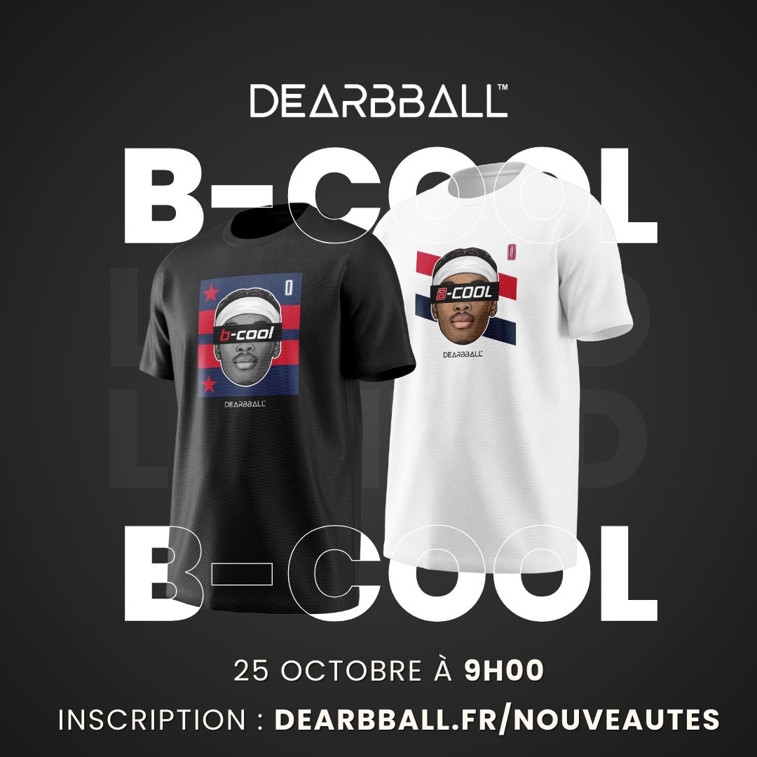 T-shirt DearBBall - B-COOL Edizione Strisce