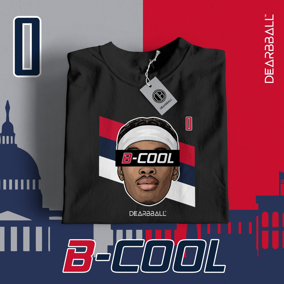 T-shirt DearBBall - B-COOL Edizione Strisce