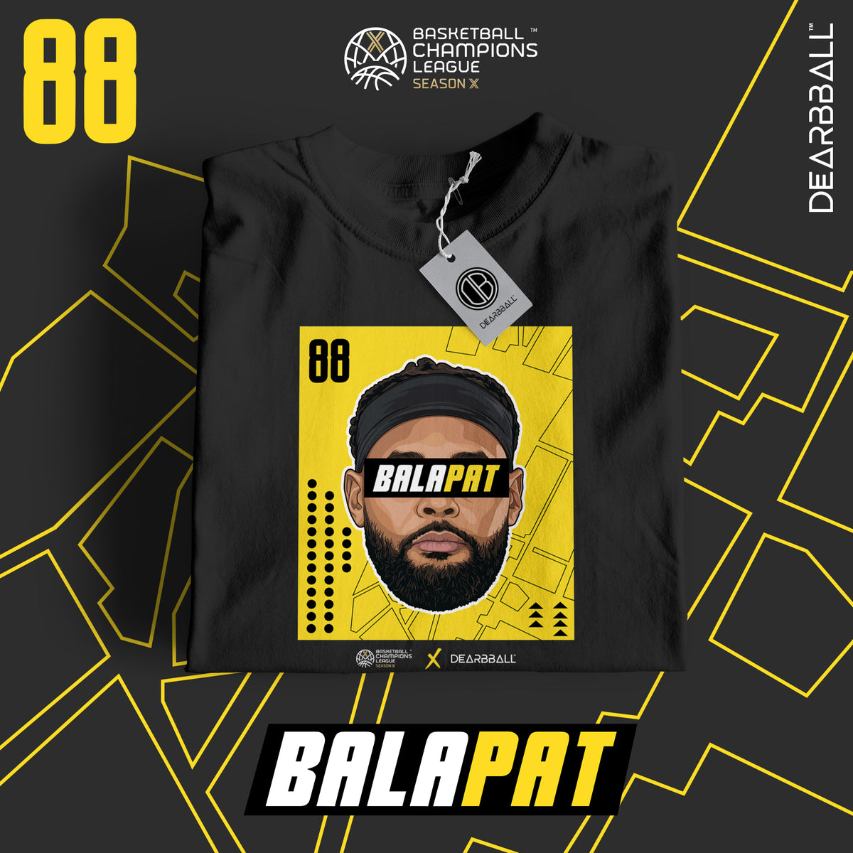 T-shirt DearBBall - Edição BALAPAT