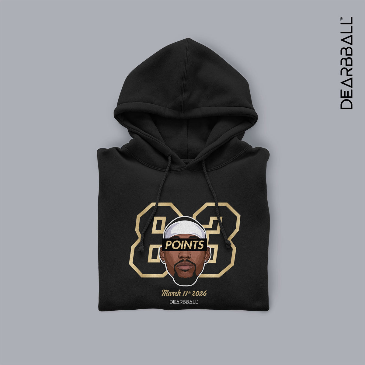 DearBBall Sweat à Capuche - BAM 83 pts Record Edition