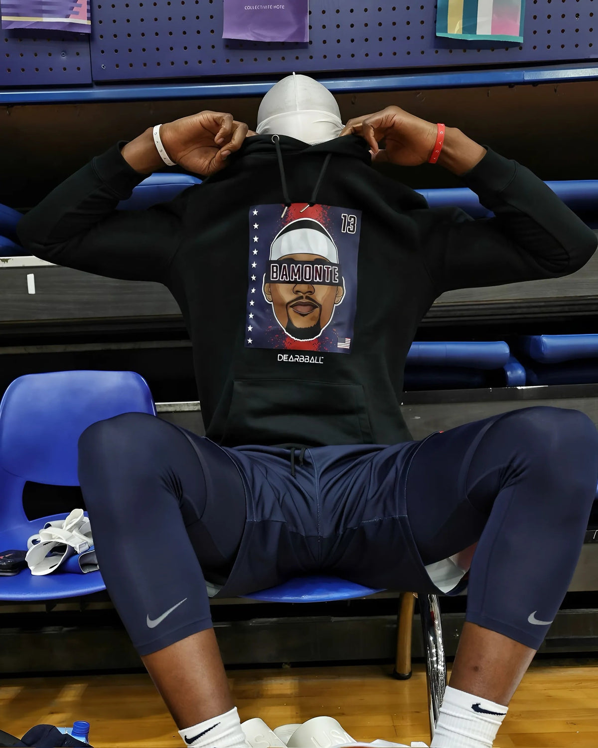 Felpa con Cappuccio DearBBall - BAMONTE USA Edition