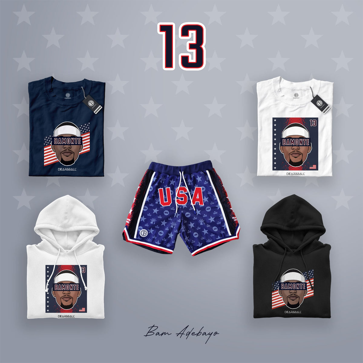 DearBBall Sweat à Capuche - BAMONTE USA Edition
