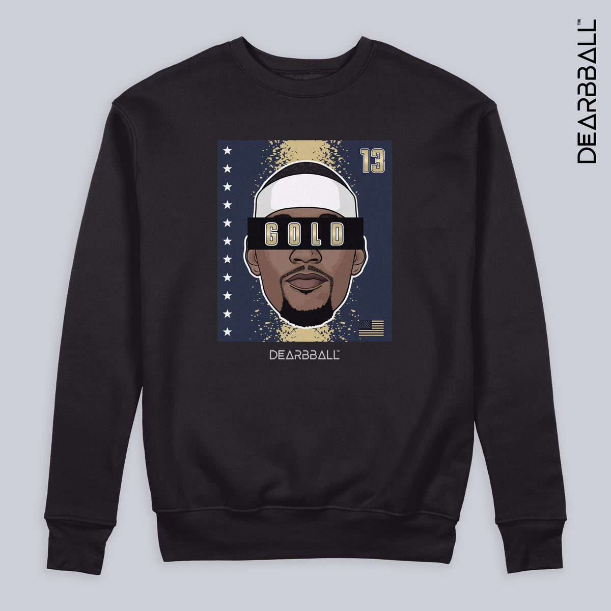 DearBBall Sweatshirt - BAM Stars Gold Edition