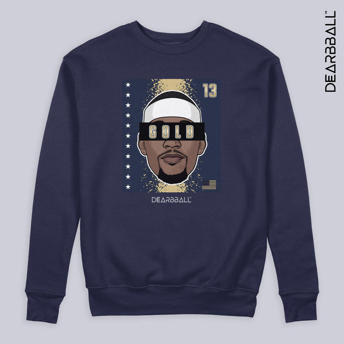 DearBBall Sweatshirt - BAM Stars Gold Edition