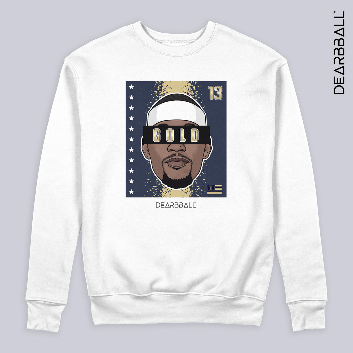 DearBBall Sweatshirt - BAM Stars Gold Edition