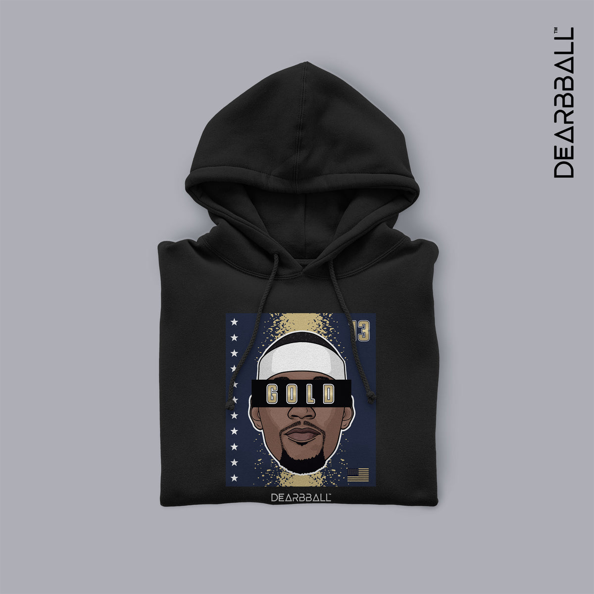 DearBBall Sweat à Capuche - BAM Stars Gold Edition