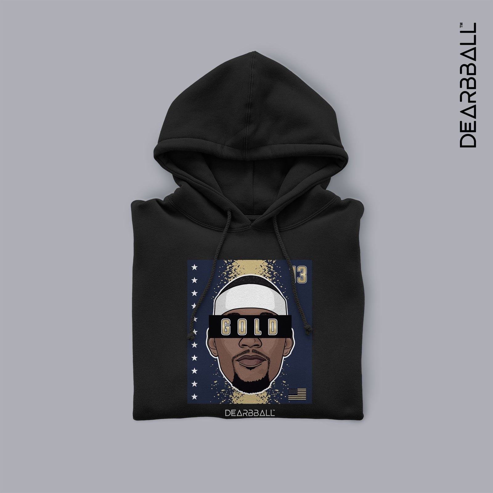 DearBBall Sweat à Capuche - BAM Stars Gold Edition