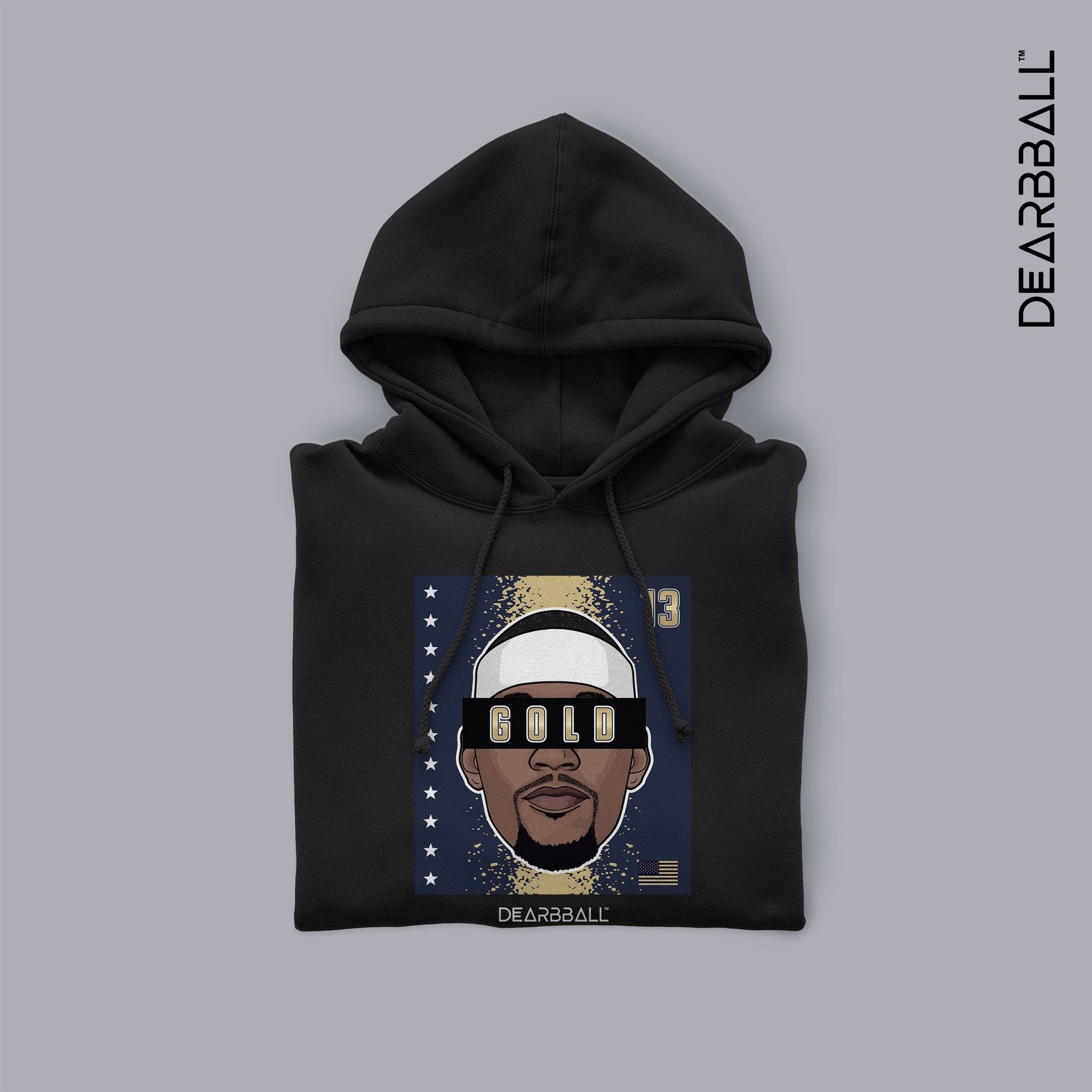 DearBBall Sweat à Capuche - BAM Stars Gold Edition