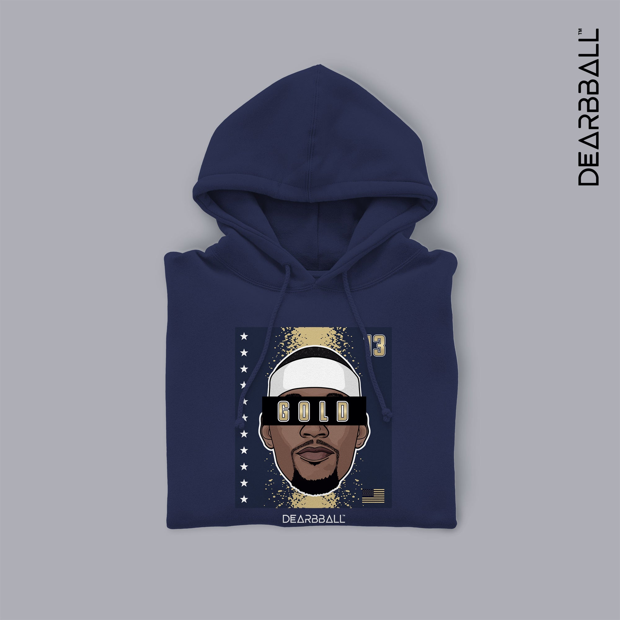 DearBBall Sweat à Capuche - BAM Stars Gold Edition