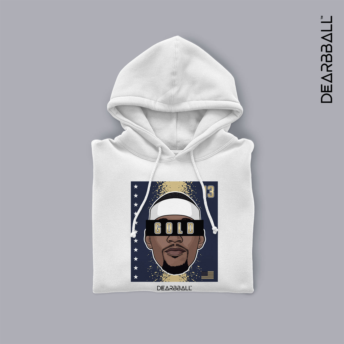 DearBBall Sweat à Capuche - BAM Stars Gold Edition