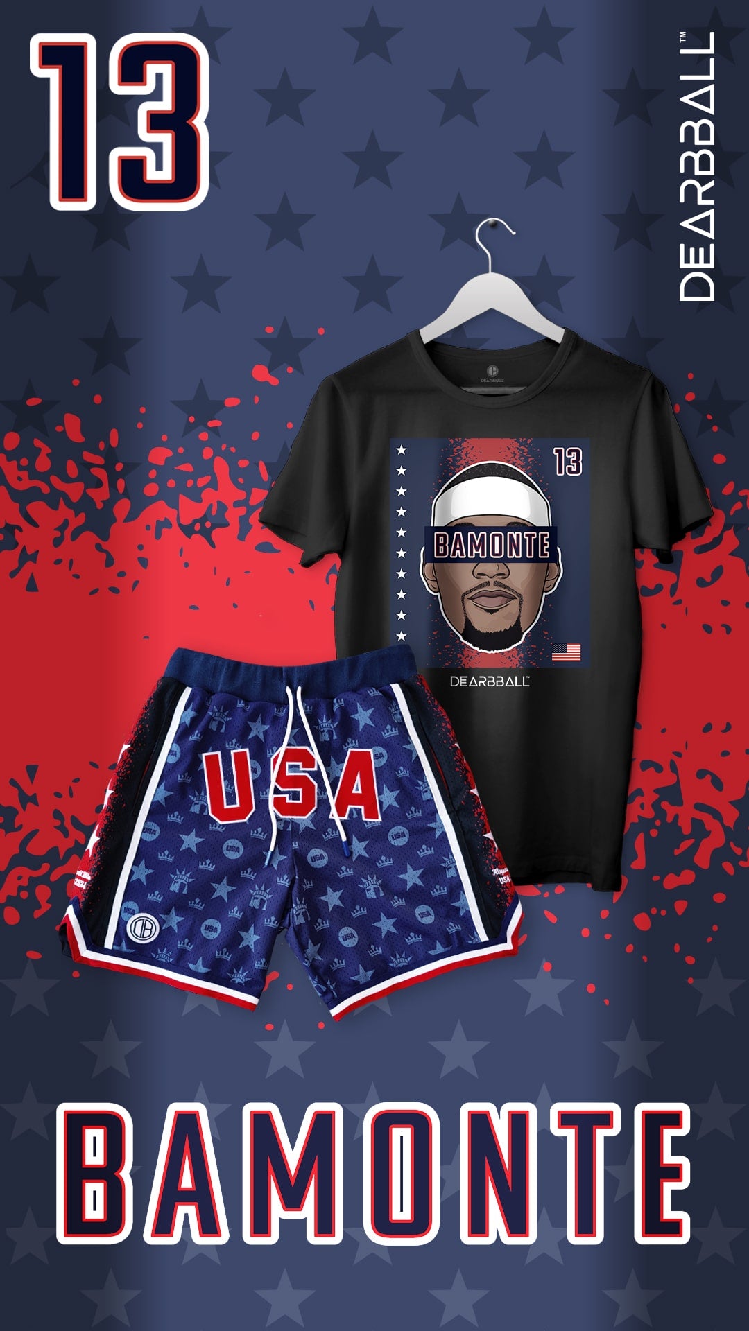 DearBBall T-Shirt - BAMONTE USA Edition