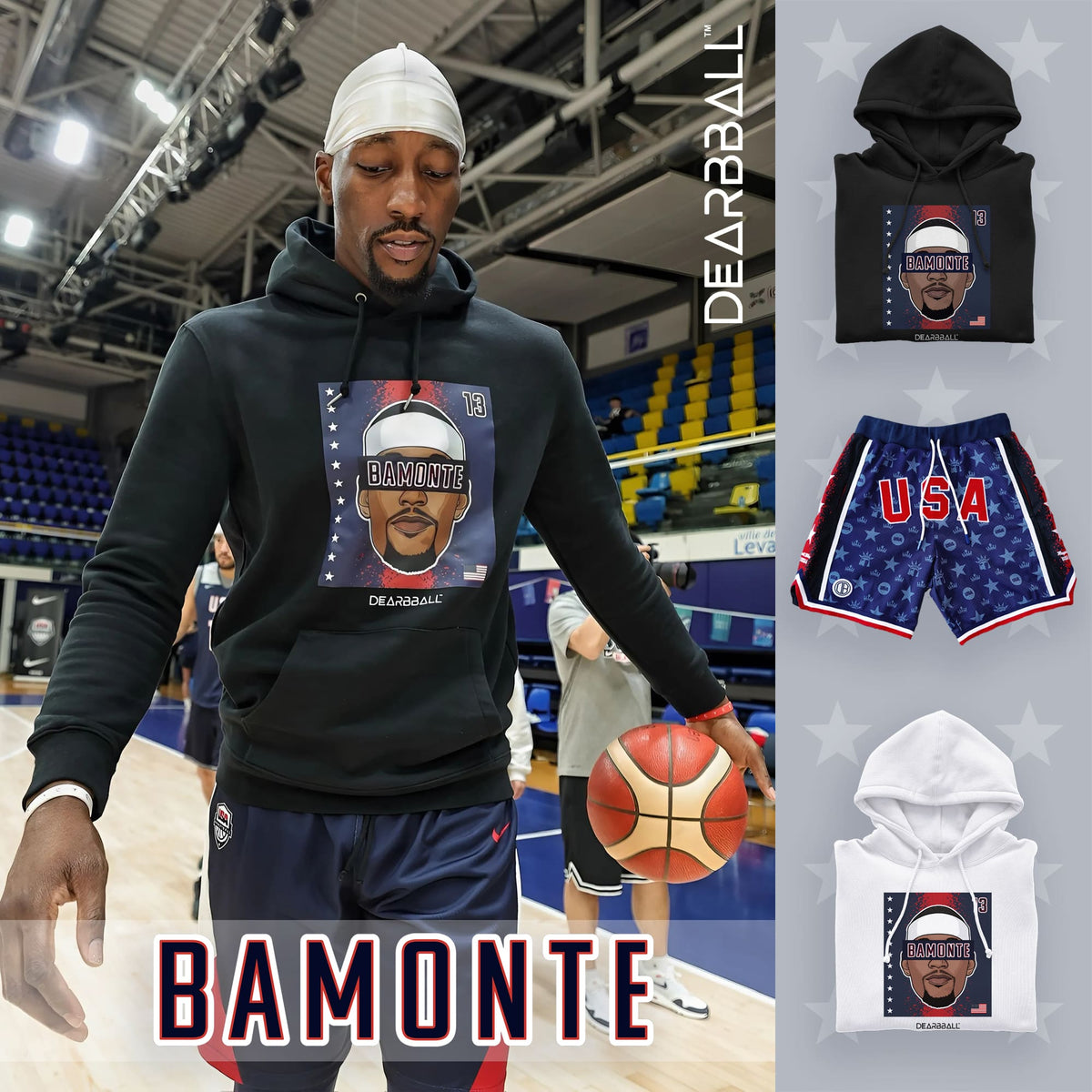 DearBBall Sweat à Capuche - BAM 83 pts History Record Edition