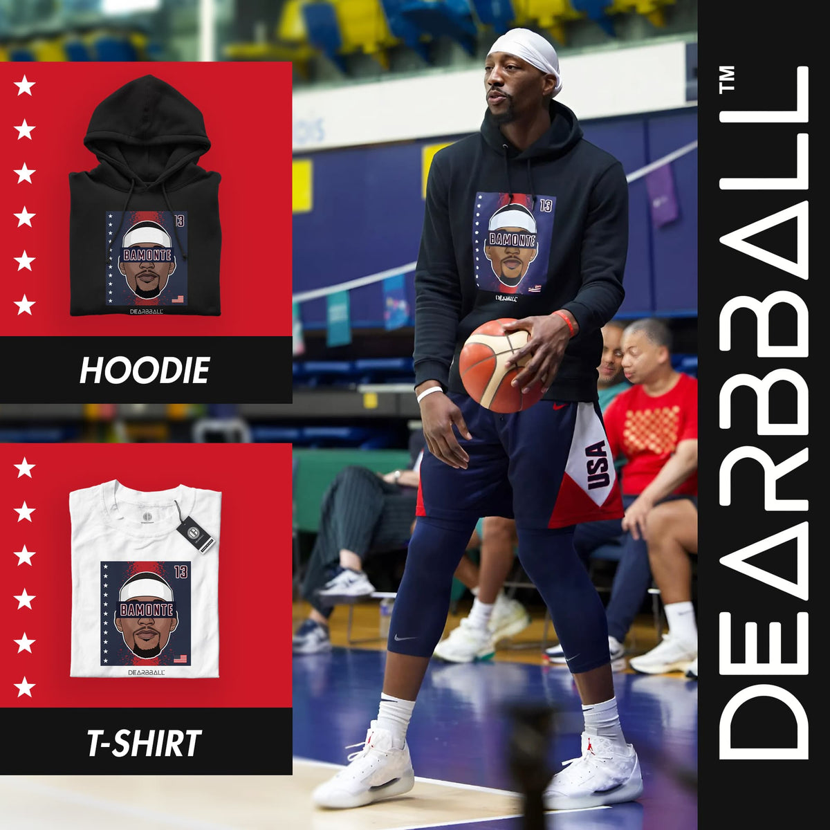 DearBBall Sweat à Capuche - BAMONTE USA Edition