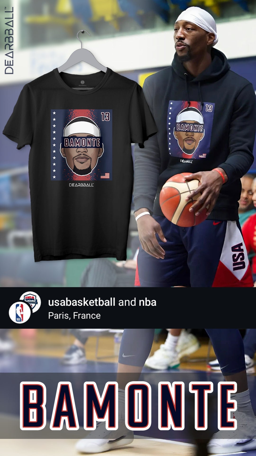 DearBBall T-Shirt - BAMONTE USA Edition