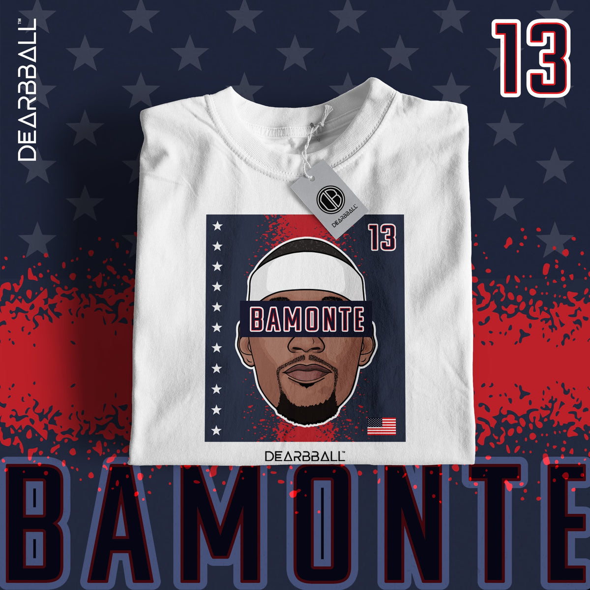 T-shirt DearBBall - BAMONTE Edição USA