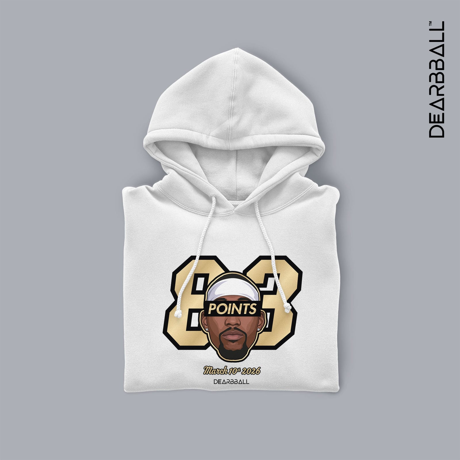 DearBBall Sweat à Capuche - BAM 83 pts Record Edition