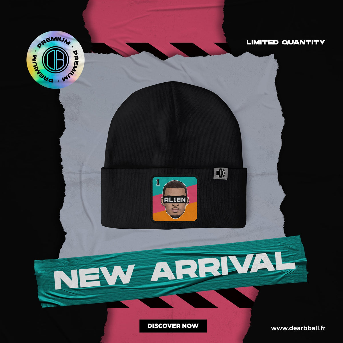 DearBBall Bonnet Premium - AL1EN Fiesta Edition