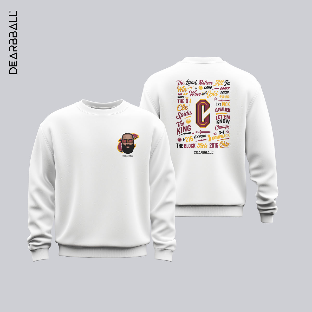 DearBBall Genser Premium - BEARD The Land Words Matter Edition