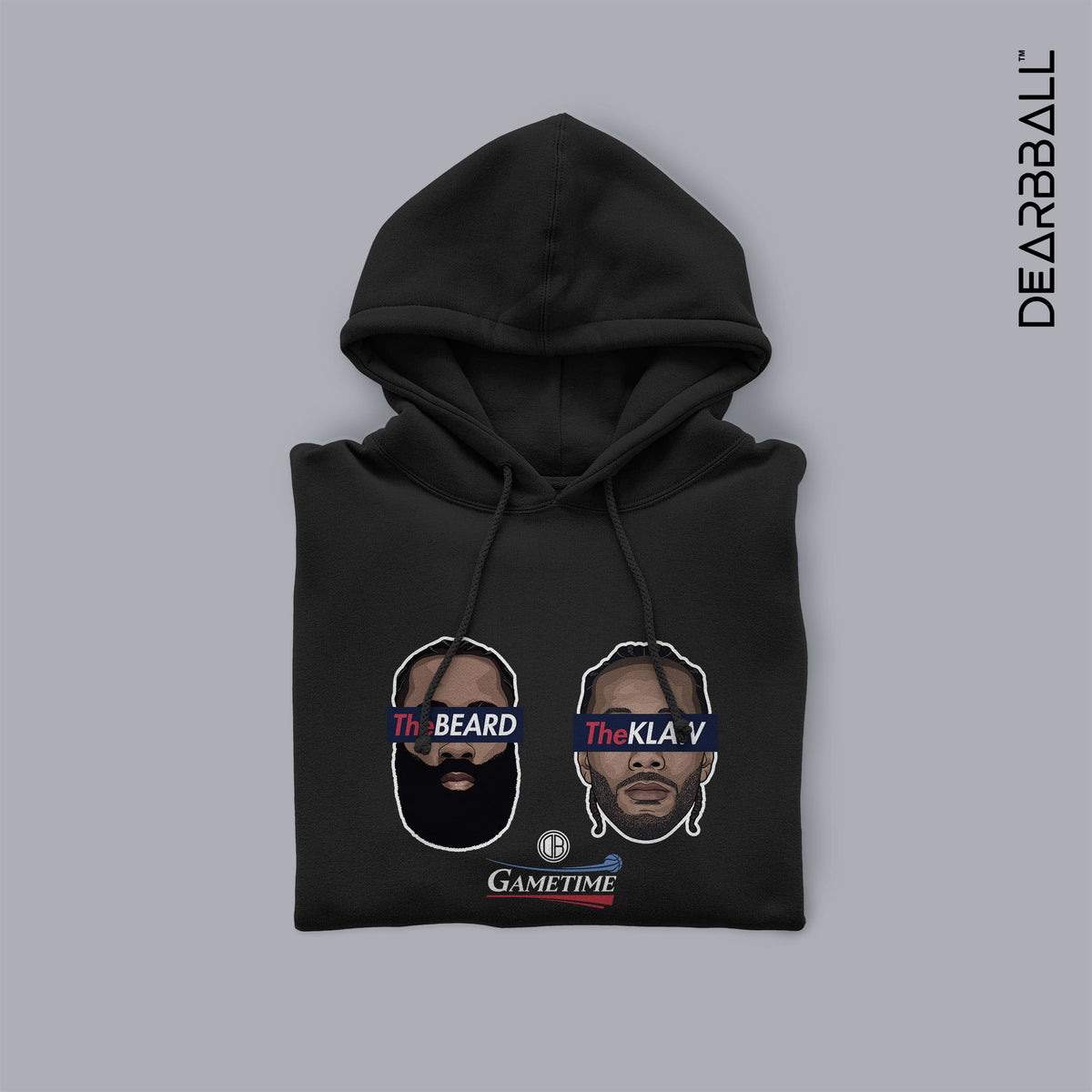 Sweat à Capuche DearBBall - Duo The BEARD &amp; The KLAW Edição GAMETIME