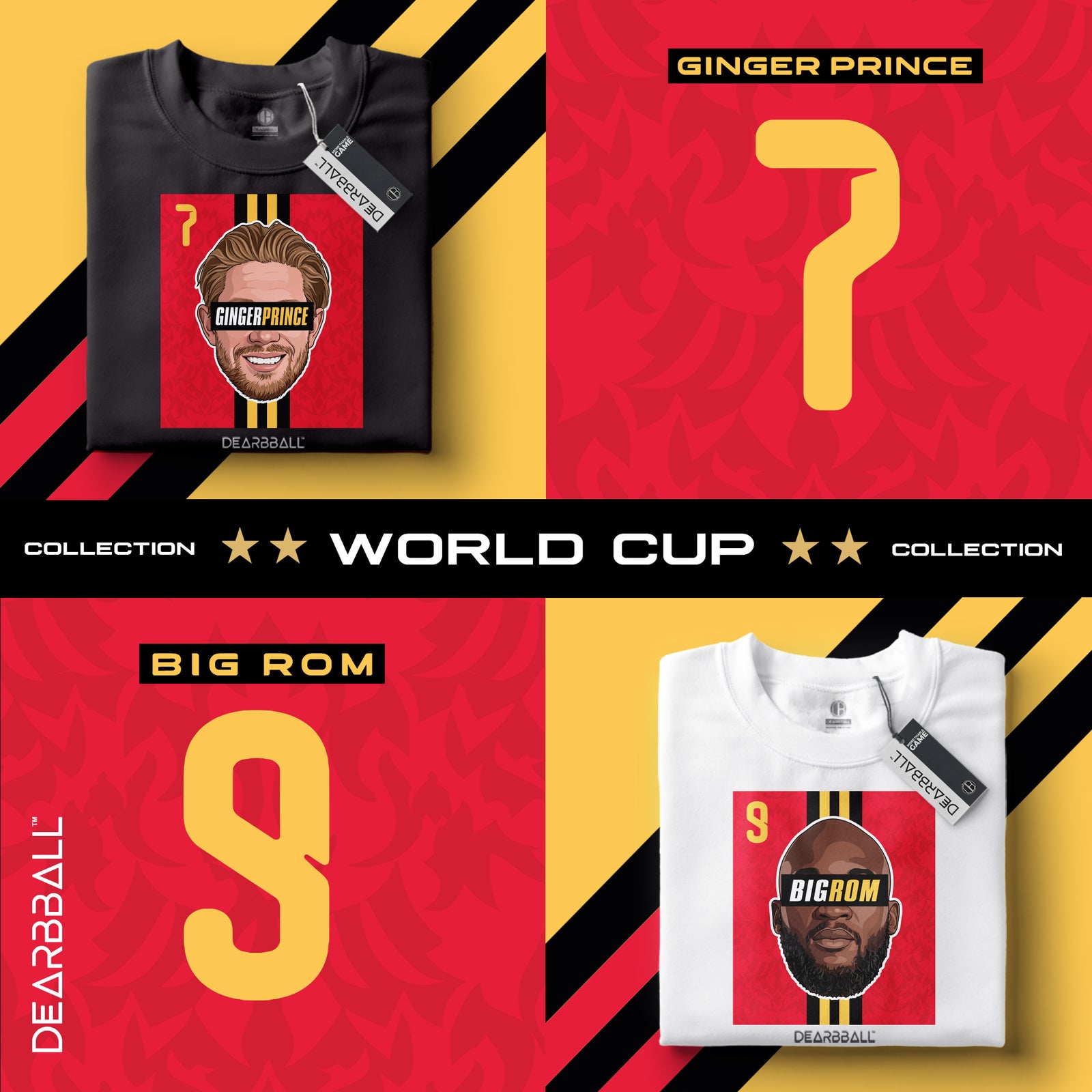 Camiseta DearBBall - Edição BIG ROM Bélgica CDM