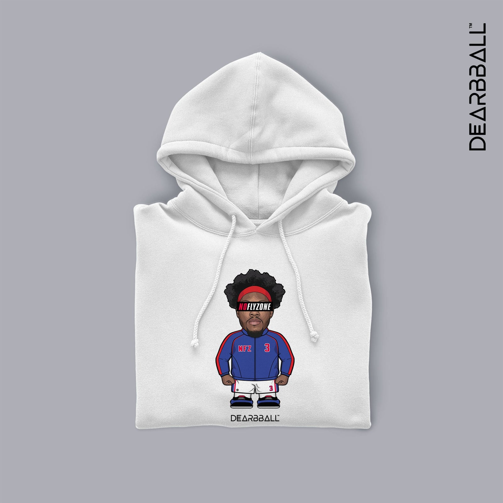 DearBBall Sweat à Capuche - No FlyZone Mini Player Edition