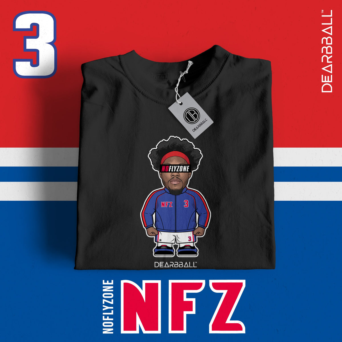DearBBall T-skjorte - No FlyZone Mini Player-utgave