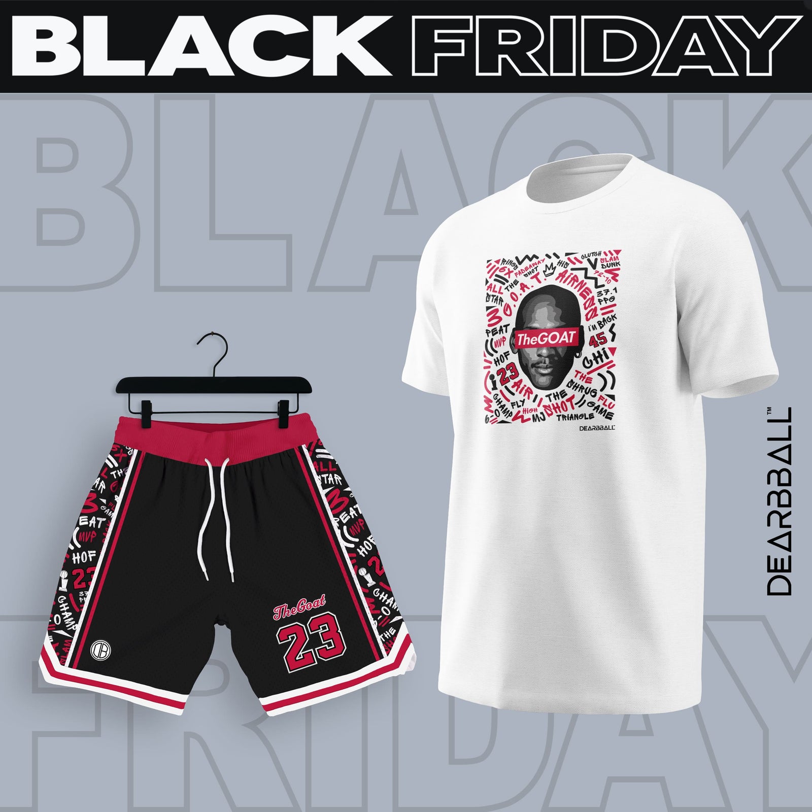 DBB SHORT MESH PREMIUM - THE GOAT WORDS MATTER BEGRENSET UTGAVE